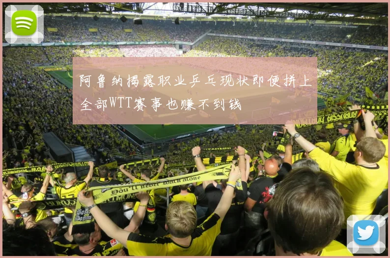阿鲁纳揭露职业乒乓现状即便拼上全部WTT赛事也赚不到钱